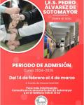 PERIODO ADMISIÓN - Curso 2024/25